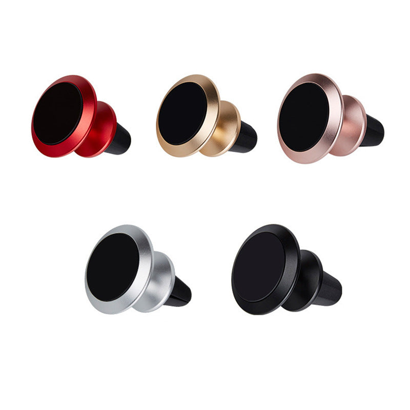 360 Degree Arbitrarily Rotating Mobile Phone Car Holder Aluminum Alloy Magnetic Magnetic Sticker Car Dashboard Mini Holder