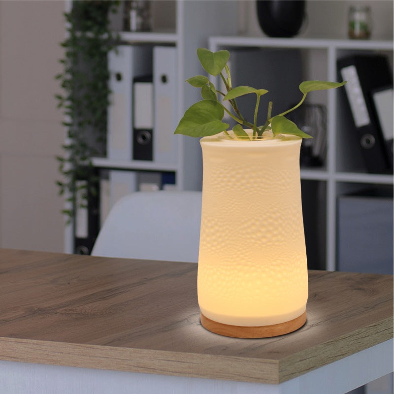 3D Printing Creative Floriculture Lamp Led Nordic Vase Lamp Study Bedroom Table Lamp Art Vase Decoration Bedside Lamp