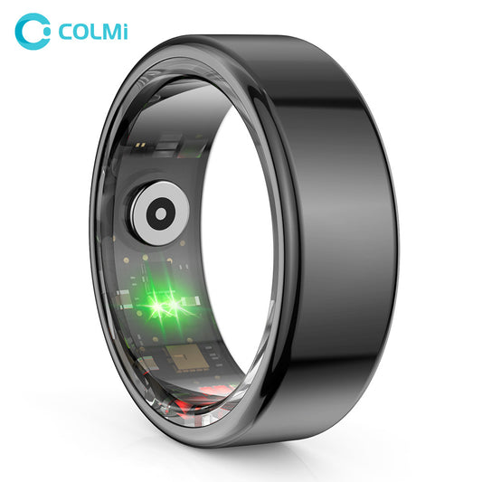 COLMI R02 Stainless Steel Smart Ring Health Management IP68 Waterproof Up To 6 Days Battery Life
