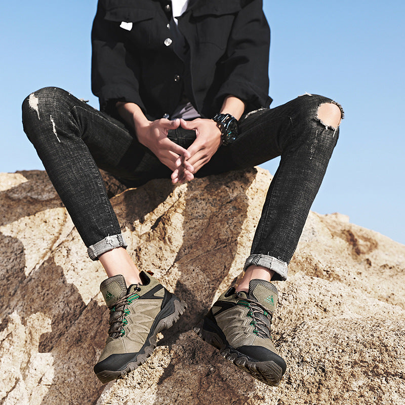 Large Size Men's Shoes New Lightweight Hiking Shoes Men's Outdoor Hiking Sports Shoes