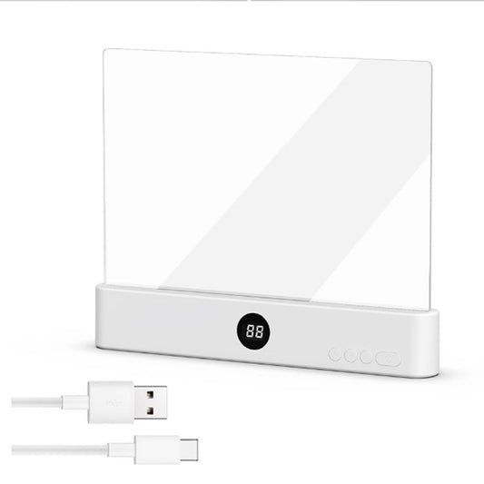 Led Tablet Reading Light, Soft Light, Eye Protection, Three-Color Temperature Switching, Scratch-Resistant Light Panel, Rechargeable Model, Manufacturer's Supply Specifications